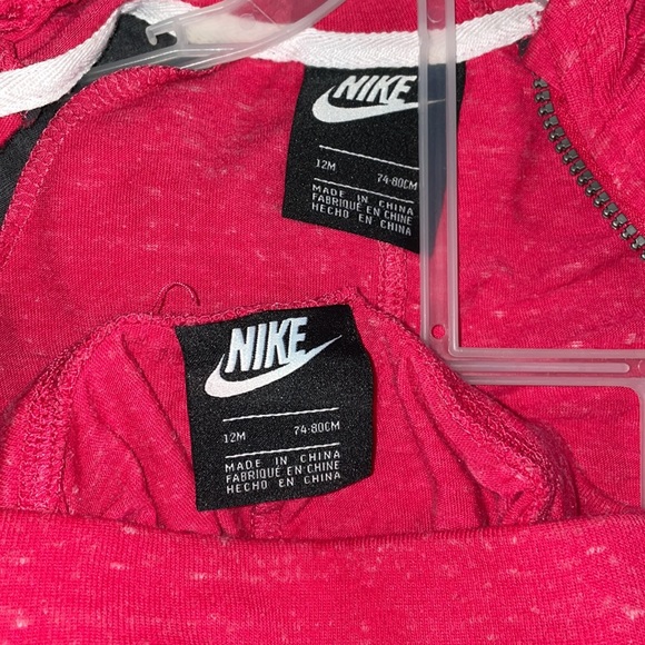 Toddler Nike Track Suit Pink and Gray 12Months - Picture 5 of 8